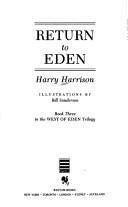 Harry Harrison: Return to Eden (1989, Bantam Books)