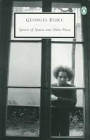 Georges Perec: Species of space and other pieces (Penguin)