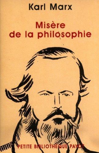 Karl Marx: Misère de la philosophie (Paperback, French language, 2002, Payot)