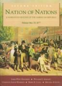 James West Davidson: Nation of Nations (Paperback, 1994, Mcgraw-Hill College)