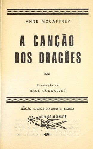 A canc a o dos drago es (Portuguese language, 1995, "Livros do Brasil")