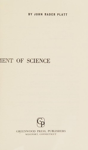 The excitement of science. (1974, Greenwood Press)