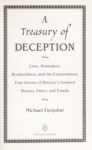 Michael Farquhar: A treasury of deception (2005, Penguin Books)