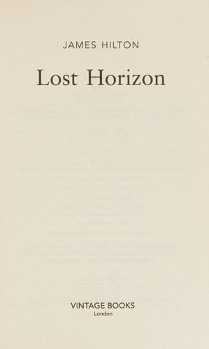 James Hilton: Lost Horizon (2015, Penguin Random House)