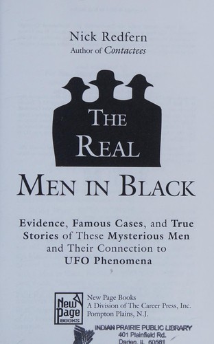 Nicholas Redfern: The real men in black (2011, New Page Books)