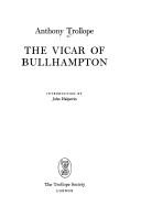 Vicar of Bullhampton (Hardcover, 1997, Ashgate Publishing)