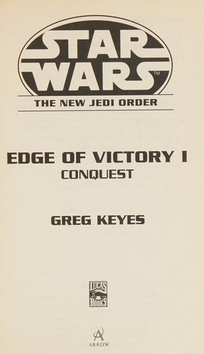 Greg Keyes: Edge of Victory (Star Wars: The New Jedi Order) (2001, Arrow Books Ltd)