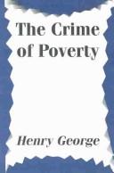 Henry George: The Crime of Poverty (Paperback, 2003, Sequoyah Books)