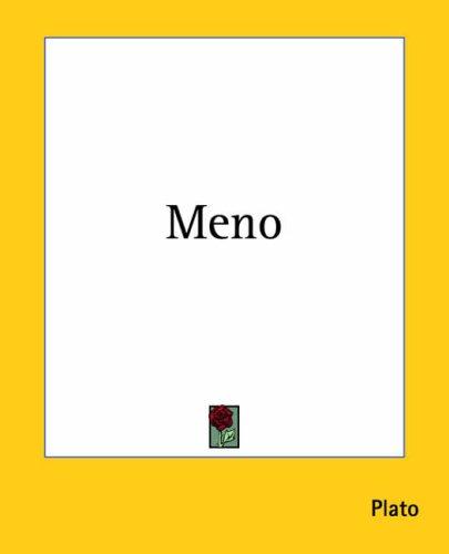 Meno (Paperback, 2004, Kessinger Publishing)