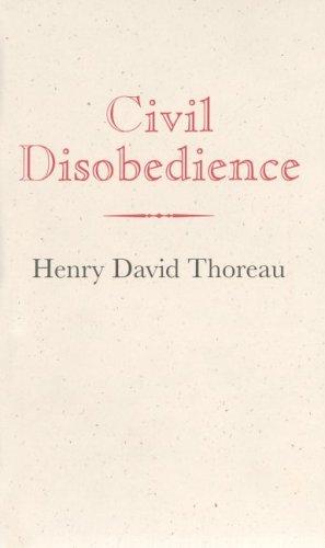 Henry David Thoreau: Civil Disobedience (Hardcover, 2000, Applewood Books)