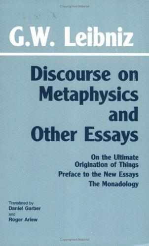 Discourse on metaphysics and other essays (1991, Hackett)