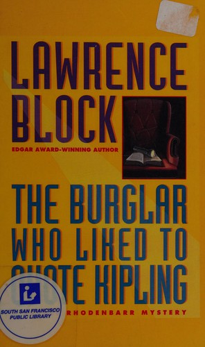 Lawrence Block: The burglar who liked to quote Kipling (1996, Thorndike Press)