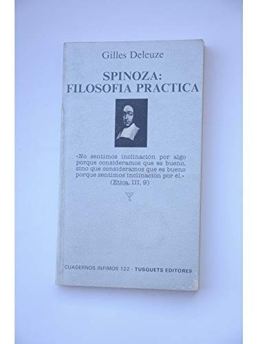 Gilles Deleuze: Spinoza (Paperback, Spanish language, Tusquets Editor)