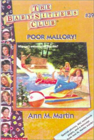 Ann M. Martin: Poor Mallory! (Hardcover, 1999, Rebound by Sagebrush)