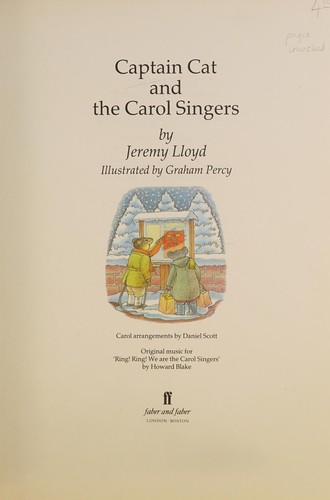 Jeremy Lloyd: Captain Cat and the carol singers (1986, Faber and Faber)