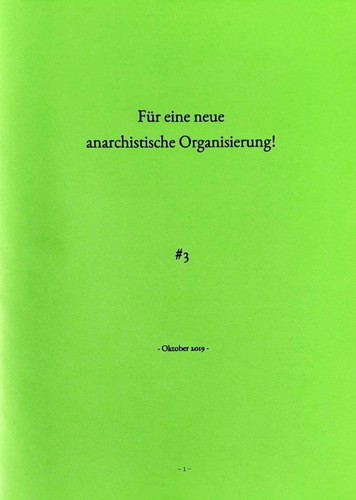 Jonathan Eibisch: Für eine neue anarchistische Organisierung! (Paperback, German language, 2020, Black Mosquito)