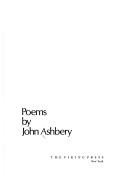 John Ashbery: Self-portrait in a convex mirror (1975, Viking Press)