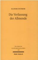 Elinor Ostrom: Die Verfassung der Allmende (Paperback, German language, 1999, Mohr Siebeck)