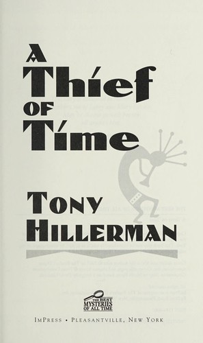 Tony Hillerman: A Thief of Time. (Paperback, 1990, Harper Paperbacks)