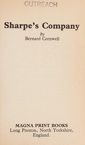 Bernard Cornwell: Sharpes Company (Paperback, 1988, MacMillan Publishing Company)