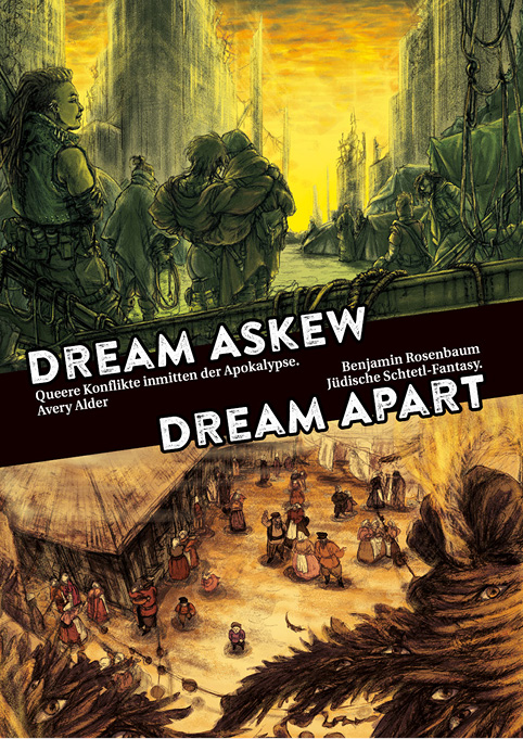 Avery Alder, Benjamin Rosenbaum: Dream Askew / Dream Apart (Hardcover, Deutsch language, Plotbunny Games)