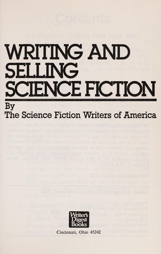 Science Fiction Writers of America.: Writing and Selling Science Fiction (Paperback, 1982, F & W Publications)