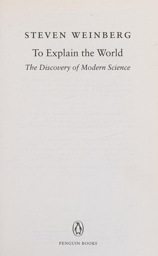 To Explain the World (2016, Penguin Books, Limited)