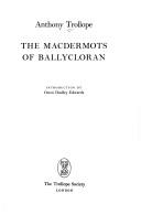 Anthony Trollope, Skilton: Macdermots of Ballycloran (Hardcover, 1991, Ashgate Publishing)