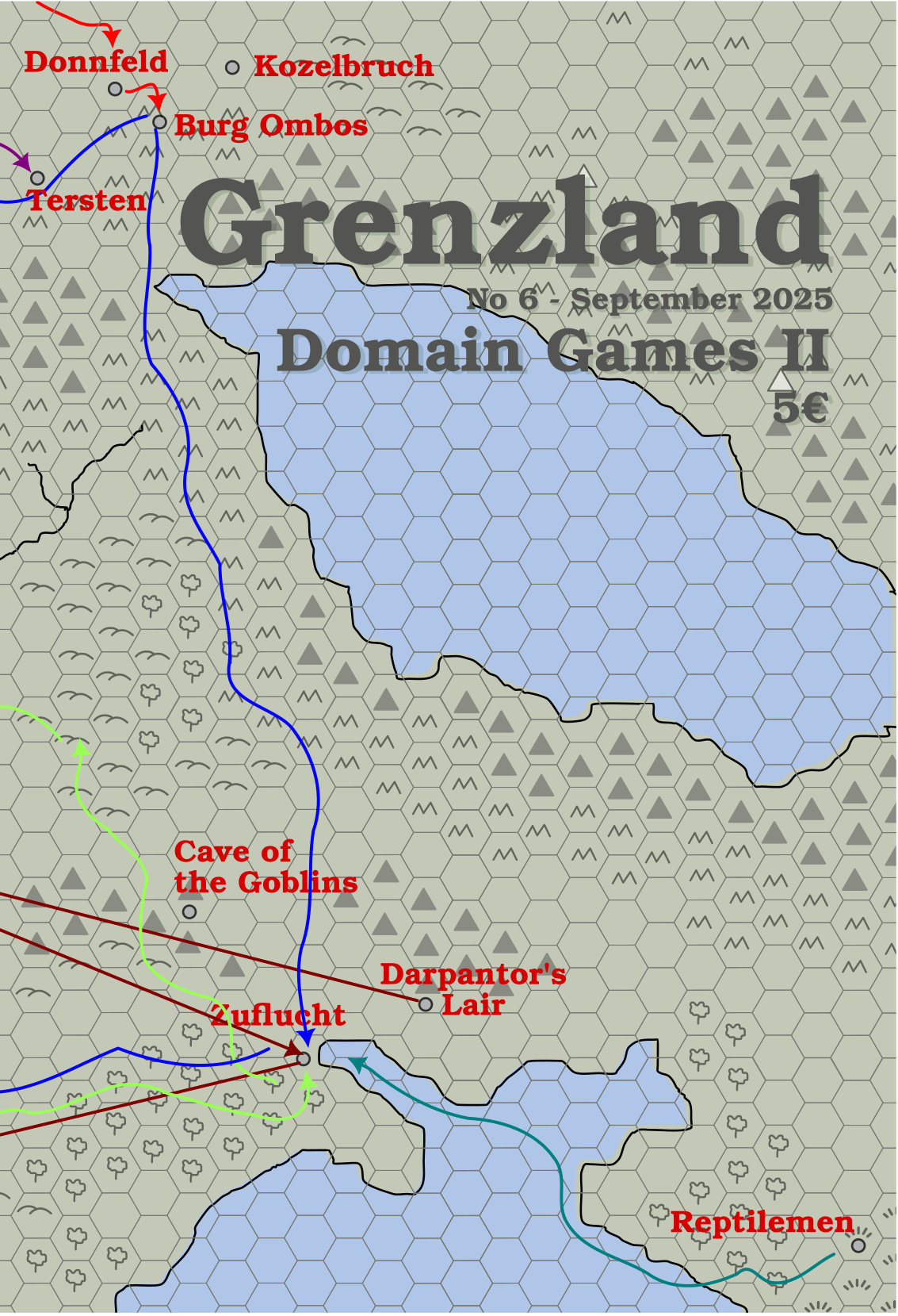 Laurens Kils‐Hütten, Gottfried Neuner, Kiki the Gecko, Rodger Thorm, Cidney: Grenzland Nr. 6 (Paperback, deutsch language)