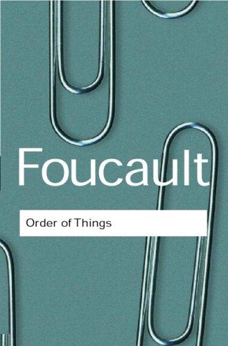 Michel Foucault: The order of things (2002, Routledge)