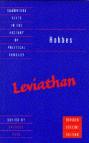 Thomas Hobbes: Leviathan (1996, Cambridge University Press)