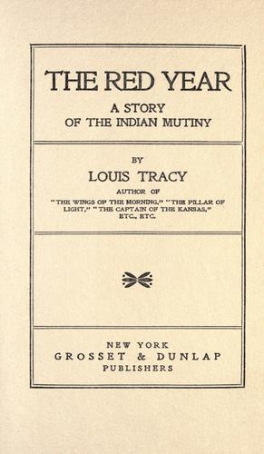 Louis Tracy: The red year (1907, E.J. Clode)