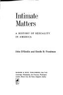 John D'Emilio: Intimate matters (1988, Harper & Row)