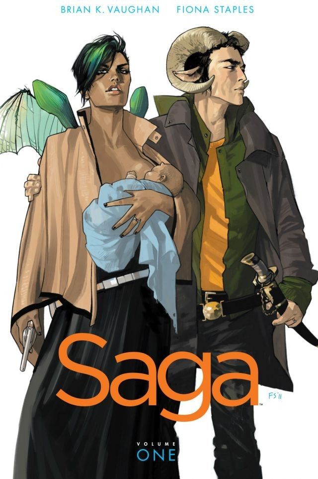 Fiona Staples, Brian K. Vaughan, Brian Vaughan: Saga, Vol. 1 (Saga, #1) (GraphicNovel, 2012, Image Comics)