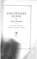 Arthur Schnitzler: Lieutenant Gustl. (Paperback, 1993, Sun & Moon Press)