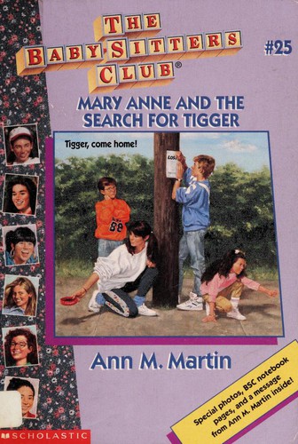 Ann M. Martin: Mary Anne and the Search for Tigger (Baby-Sitters Club) (1997, Scholastic)