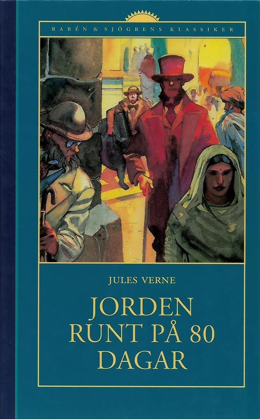 Jules Verne: Jorden runt på 80 dagar (Swedish language, Rabén & Sjögren)