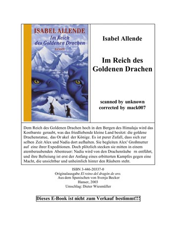 Im Reich des Goldenen Drachen (German language, 2004, Hanser)