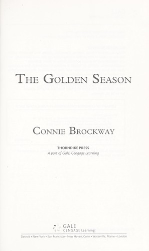 Connie Brockway: The golden season (2010, Thorndike Press)