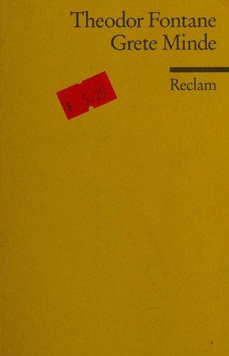 Grete Minde (Paperback, German language, 1970, Reclam)