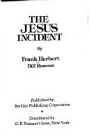 Frank Herbert: The Jesus incident (1979, Berkley Pub. Co. : distributed by Putnam)