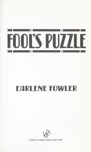 Earlene Fowler: Fool's puzzle (1994, Berkley Prime Crime)