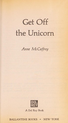 Get Off the Unicorn (Paperback, 1984, Del Rey)