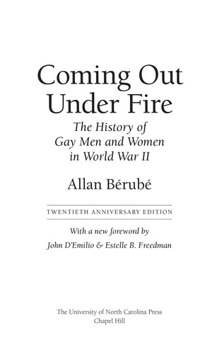 Allan Berube, Allan Bérubé: Coming out under fire (1990, Free Press)