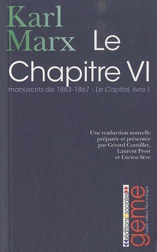 Le Chapitre VI (French language, 2010, Éditions sociales)