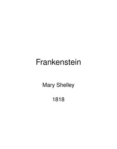Frankenstein (2008, Engage Books)