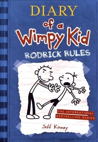 Jeff Kinney: DIARY OF A WIMPY KID #2 RODRICK RULES IE (2009, Puffin)