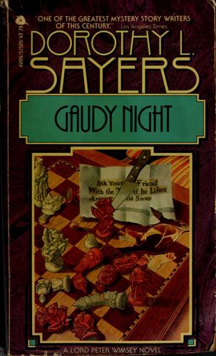 Dorothy L. Sayers: Gaudy Night (1985, HarperCollins Publishers)