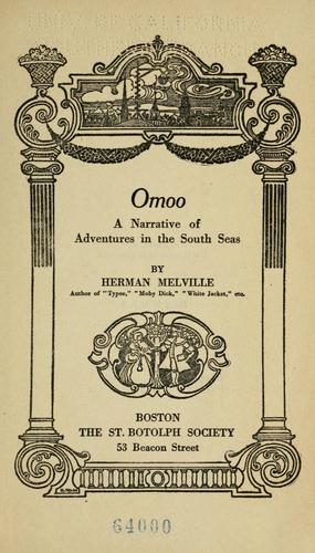 Herman Melville: Omoo (1922, The St. Botolph society)