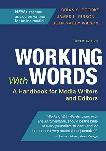 Brian S. Brooks, James L. Pinson, Jean Gaddy Wilson: Working With Words (Paperback, 2019, Bedford/St. Martin's)